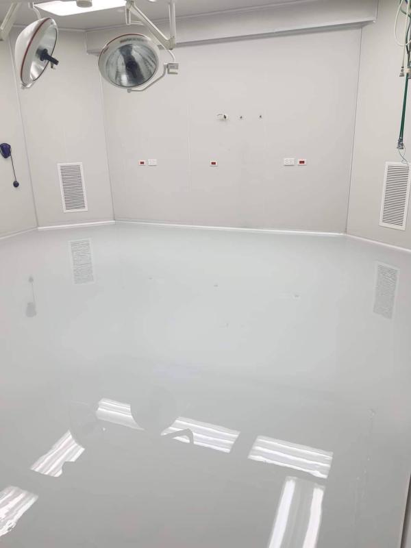โครงการ Epoxy Self-leveling ห้องผ่าตัด รพ.สระบุรี - บริษัท เจ.เอ็น.คอลซัลแตนท์ กรุ๊ป - บริการติดตั้งและจำหน่ายระบบเคลือบพื้นโรงงานอุตสาหกรรมทุกประเภท ด้วยทีมงานมืออาชีพ ประสบการณ์กว่า 10 ปี รับประกันคุณภาพตามมาตรฐาน HACCP และ GMP